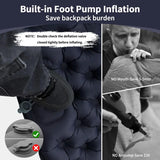 Double Air Mattress – Built-In Foot Pump, Attached Pillows & 120×199cm
