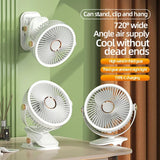 Rechargeable Clip-On Cooling Fan
