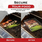 Kalsten | Grillaro BBQ Basket | Foldable & Non-Stick | Stainless Steel & Heat Resistant | For Meat & Vegetables