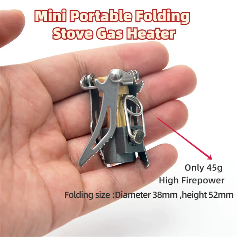 Mini Folding Camping Stove – Ultralight 45g, Backpacking & High Output
