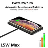 BowLift | Voltigo Wireless Charging Pad | 15W Fast Charger | Non-Slip & Ultra-Slim | Compatible with iPhone & Samsung