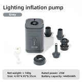 Electric Air Pump – USB Rechargeable, 2-in-1 Inflate & Deflate, Multiple Nozzles