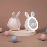 Kids' Bunny-Shaped Alarm Clock with LED Night Light – BunniGlow