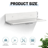 Stylish Metal Wall Shelf - Modern Industrial Design for Home Decor & Storage