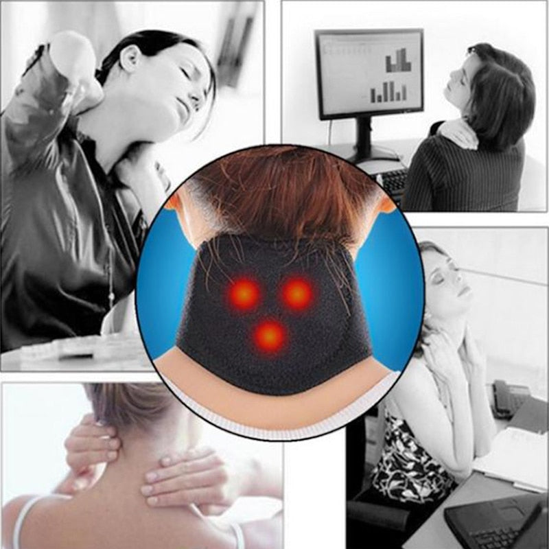 HeatRelief Neck Band | Relieve Pain and Stress with This Magnetic Neck Support!