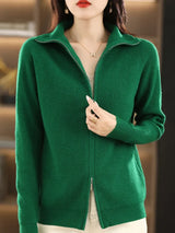 Ladies' Jacket with Double Zip – Celeste