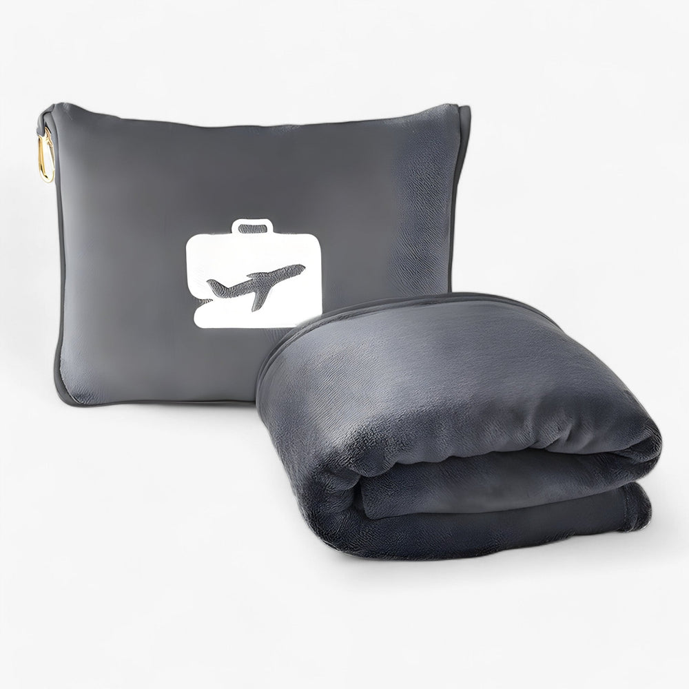 Enhanced Product Title: **Kompaktes Reisekissen- und Decken-Set mit Tragetasche – Ultraweich für Optimalen Komfort unterwegs** 

This title includes relevant keywords for better visibility while emphasizing comfort and convenience.