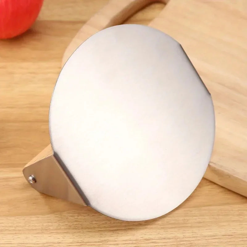 Stainless Steel Smash Burger Press – Round, Ergonomic Handle & Heat-Resistant