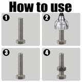 Deburring Tool – Carbide 3-Flute Blade, 6.35mm Hex Shank & Zinc Alloy Body