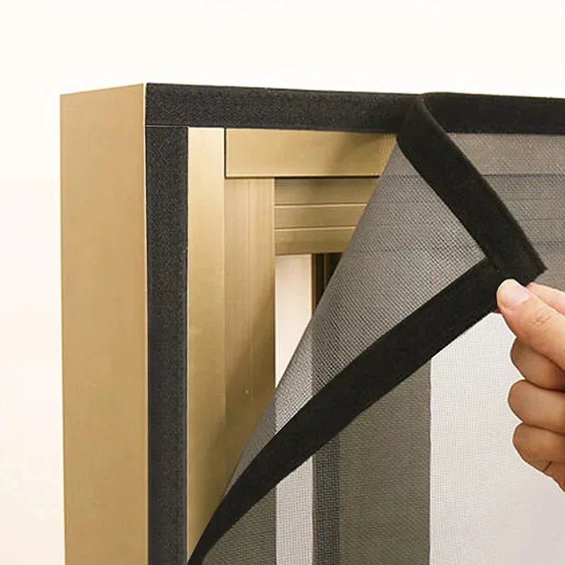 Fiberglass Window Insect Screen – Velcro Mount, Cuttable & UV-Resistant