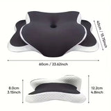 Ergonomic Memory Foam Neck Pillow – Butterfly Shape, Dual Height & Washable Cover