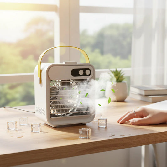Portable Air Conditioner – Mini Humidifier, Mist Cooling & Fan Function