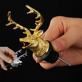 Optimized Product Title: "Hirschkopf Zinklegierung Weinausgießer – Eleganter Wein Dekanter mit Hirschmotiv für Stilvolles Servieren" 

This title includes relevant keywords while enhancing the appeal and clarity of the product.