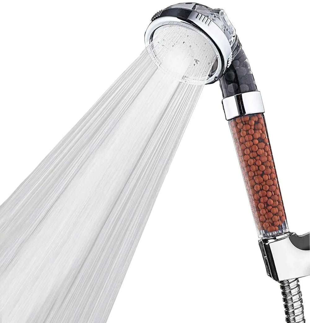 AquaGlow – High-Pressure Water-Saving Showerhead with Filter