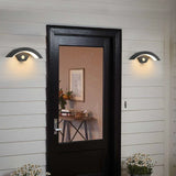 24W LED Outdoor Wall Light – Motion Sensor, 3000K Warm White & Black