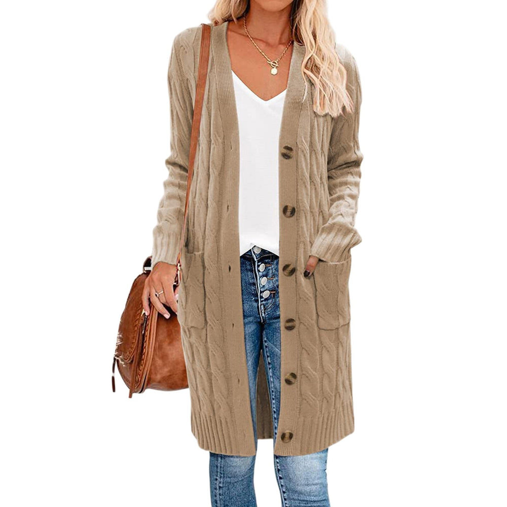 Ladies' knitted cardigan with pockets – Noelle