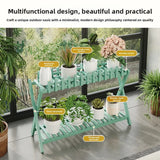 Optimized Product Title: "2-stöckiges Bambus-Pflanzenregal mit dekorativem Zaungitter – Stilvolles Pflanzenregal für Innen- und Außenbereich" 

This title includes relevant keywords while enhancing clarity and appeal for potential buyers.