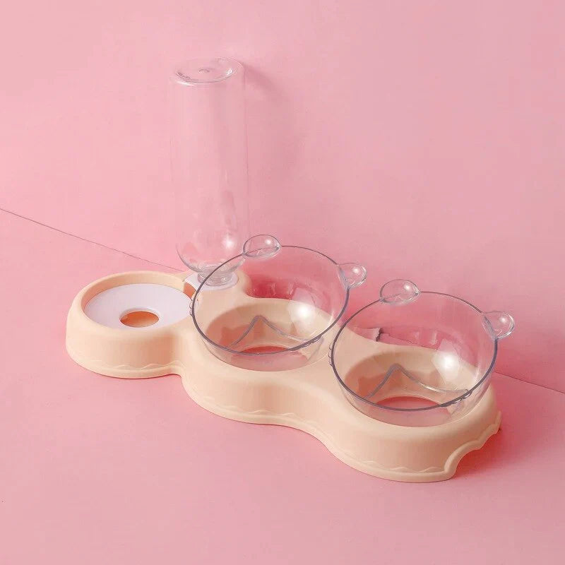 Enhanced Product Title: **3-in-1 Futternapf-Set mit Automatischem Wasserspender für Hunde und Katzen – Futterschüssel, Wassernapf und Futterstation in Einem** 

This title includes relevant keywords and phrases that can help improve visibility on Google S