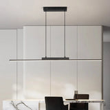 Modern Linear Dining Pendant Light | Minimalist LED Chandelier for Kitchen & Living Spaces