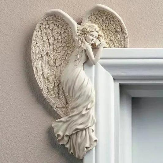 Angel Corner Wall Decor – Elegant Wall Art, Decorative Finish & For Living Room and Bedroom