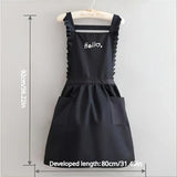 FloraBelle | Princess Style Waterproof Apron | Floral Work Uniform