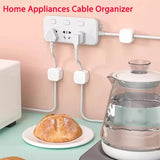 Magnetic Cable Organizer Set – Self-Adhesive, 12-Pack & Desk Cable Clips