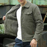 Stylish Men's Jacket with Fur Collar – Lars