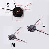 3D Acrylic Wall Clock – Self-Adhesive, Quartz Movement & Up to 130cm