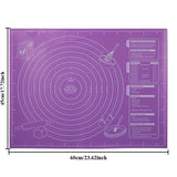 Silicone Baking Mat with Measurements – Non-Slip, 65×45 cm & Food-Grade BPA-Free