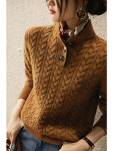 Enhanced Product Title: "Arden Pullover mit Knopfleiste für Damen – Stilvoller, Bequemer Strickpullover in Verschiedenen Farben" 

This title includes relevant keywords and phrases that can help improve visibility and attract potential buyers.