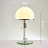 Wilhelm Bauhaus Table Lamp | Designer Nordic Glass Lamp