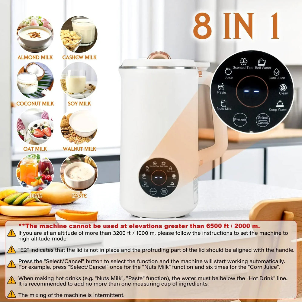 8-in-1 Nut Milk Maker (1000ml) – NutriBlend