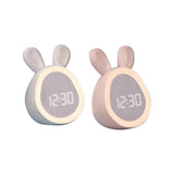 Kids' Bunny-Shaped Alarm Clock with LED Night Light – BunniGlow