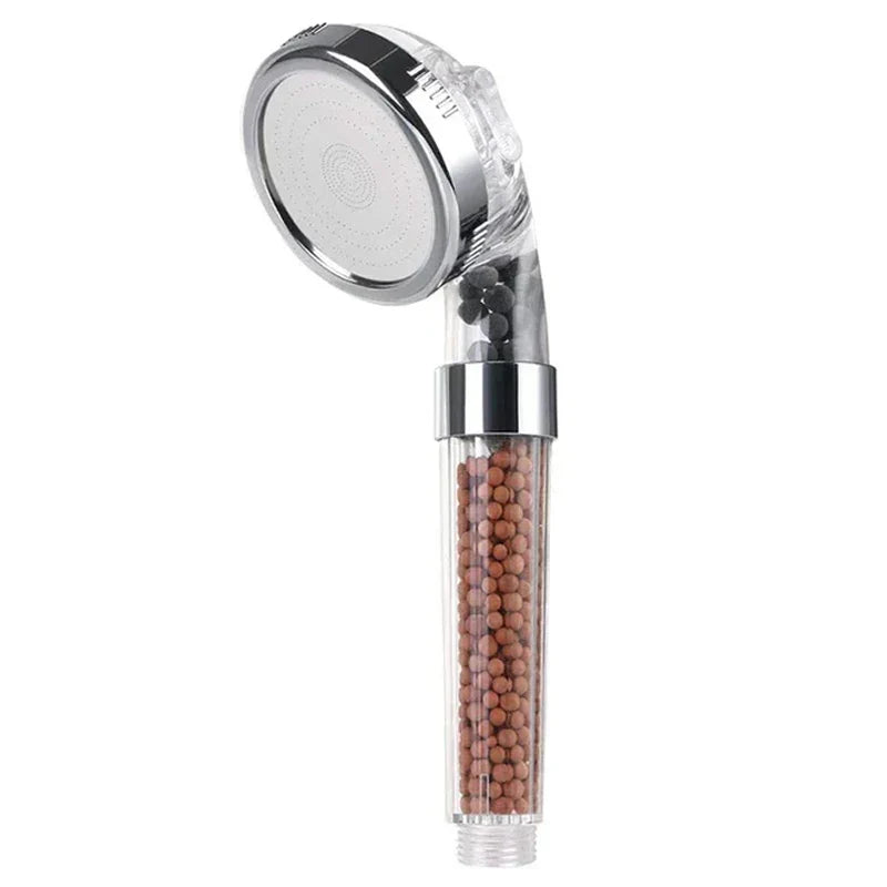 AquaGlow – High-Pressure Water-Saving Showerhead with Filter
