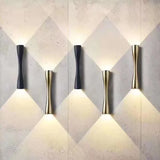 Modern Gold Wall Light | Nordic Up & Down Waterproof Lamp