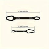 Adjustable Double-Head Wrench – 3-17mm & 8-24mm Range, Universal Bolt & Nut Tool