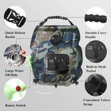 Portable Solar Shower – 20L Capacity, Detachable Hose & On/Off Showerhead