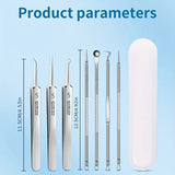 Blackhead Remover Tool Set – 8-Piece Stainless Steel & Storage Case