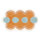Non-Slip Bath Rug – Geometric Pattern, Absorbent Polyester & TPR Anti-Slip Backing