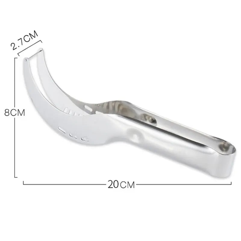 Stainless Steel Watermelon Cutter – Cut & Serve, Serrated Blade & Rust-Free