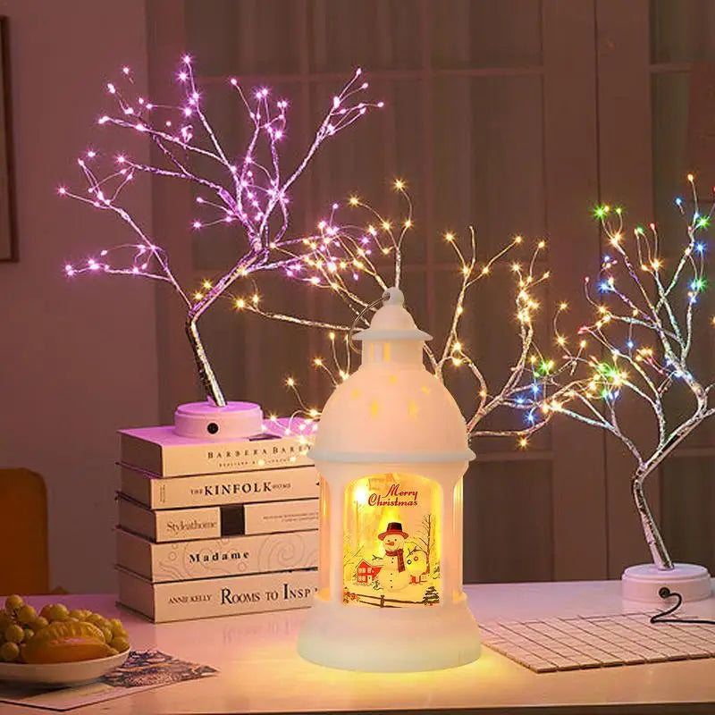 LED Christmas Lanterns – Santa, Snowman or Christmas Tree Table Lights