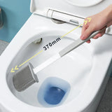 Silicone Toilet Brush Set – Wall Holder, Drain Cleaner & Drip Tray