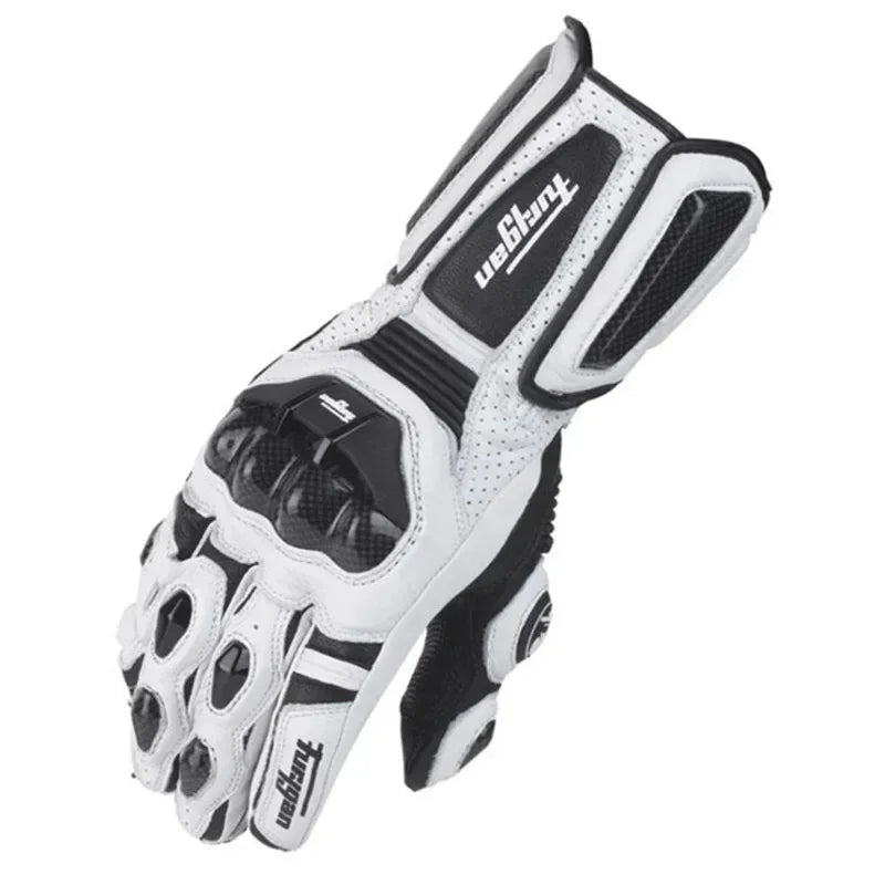 Enhanced Product Title: "Hochwertige Leder-Motorradhandschuhe für Männer und Frauen - 1 Paar, Optimale Sicherheit und Komfort für Motorradfahrer" 

This title includes keywords that potential customers might search for, while also highlighting the quality