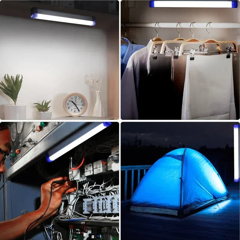 Rechargeable LED Tube Light – Magnetic, USB-Charging & 17/32/52cm Sizes
