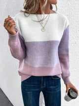 Anni Ombre Knit Sweater - Stylish Gradient Design for Women