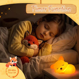 Enhanced Product Title: "Fuchs Silikon Nachtlicht - Weiches, Energiesparendes LED Nachtlicht für Kinderzimmer" 

This title includes relevant keywords while providing more detail about the product's features and benefits, making it more appealing for Goog