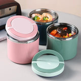 Insulated Stainless Steel Thermal Lunch Box – 630/1000ml, Double-Walled & Leak-Proof Lid