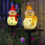 Solar Powered Snowman Garden Lamp – Waterproof Outdoor Christmas Light