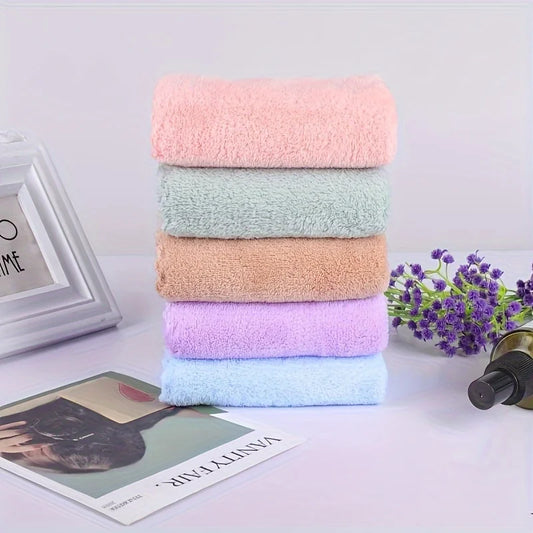 20-Piece Washcloth Set – Soft Polyester, Quick-Dry & 24x24cm Face Cloths