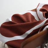 Enhanced Product Title: "Luxurious Jacquard Throw Blanket - Soft, Cozy, and Stylish Home Decor" 

This title includes keywords that potential customers might search for, while also highlighting the product's features and benefits.